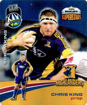 2008 Bluebird Foods Rugby Superstars #33 Chris King Front